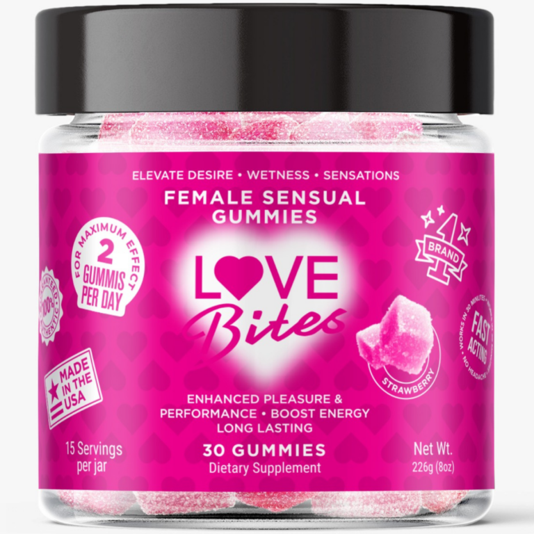 Female Sexual Enhancement Gummies package with elegant design for women's wellness