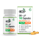 CBDfx | THC Microdosing Capsules | 2.5mg THC + 25mg CBD - 30ct