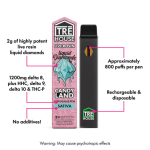 TRE House Candy Land Liquid Diamonds THC Vape – Sativa 2g disposable with potent cannabinoids
