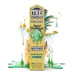 Front of Pineapple Express Liquid Diamonds THC Vape with sleek design and vibrant pineapple-inspired details