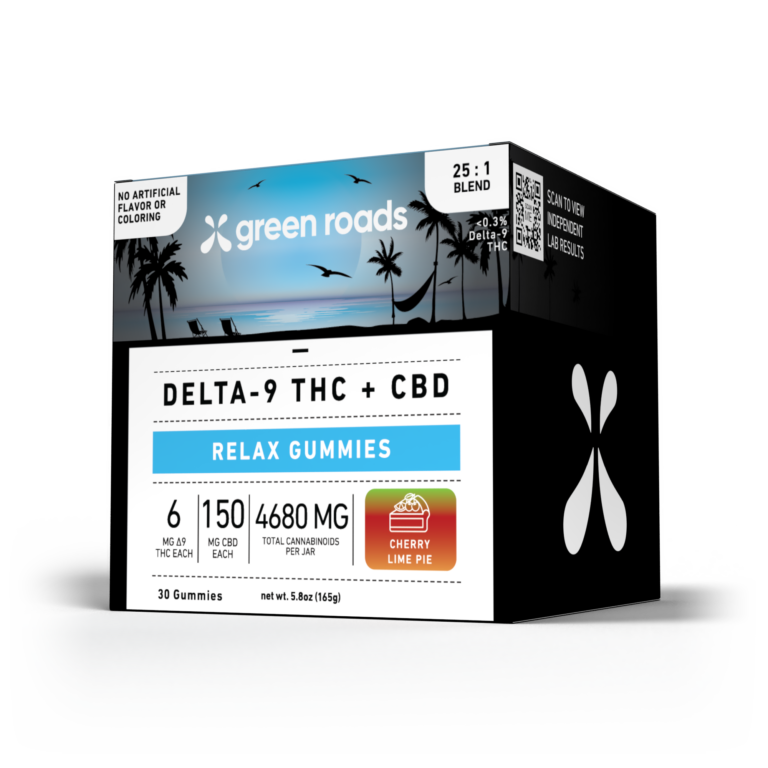Delta-9 THC + CBD Gummies Cherry Lime Pie
