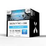 Delta-9 THC Gummies Electric Blue