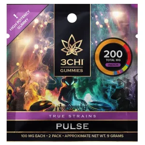 3Chi THC Gummies - Pulse 2CT