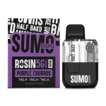 Half Bak'd | Rosin Blend Sumo THC Vape - Purple Churros | 5G - Sativa Disposable - Image 2